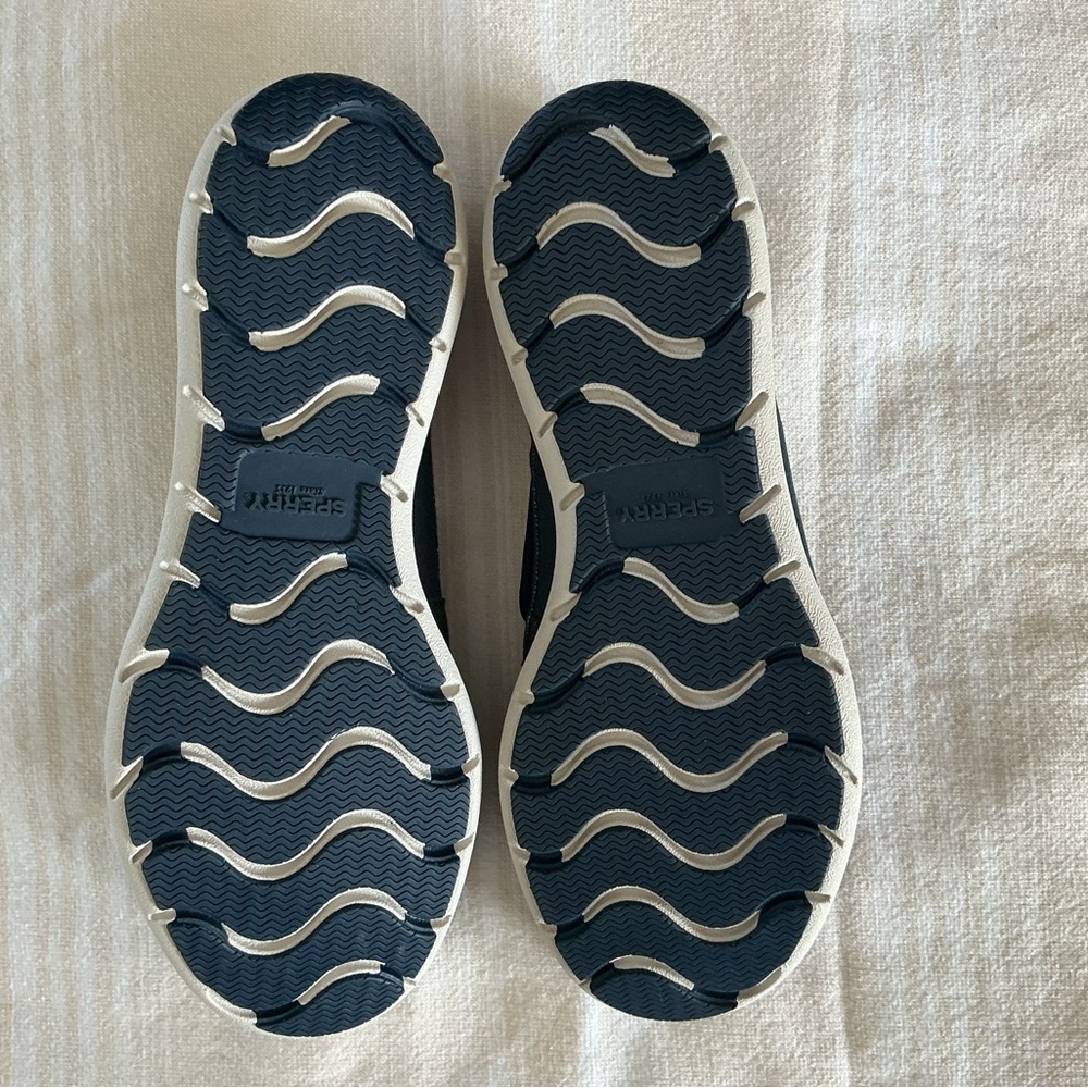 Sperry Men's Navy Canvas Boat Shoes NWOT - Picture 6 of 7